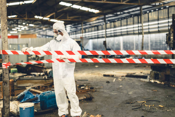 Professional Biohazard technician working in Florence, CO